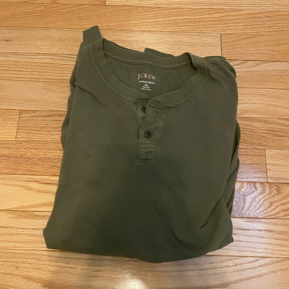 J. Crew Men's Green Shirt